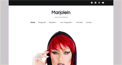Desktop Screenshot of marjoleinvanhout.nl